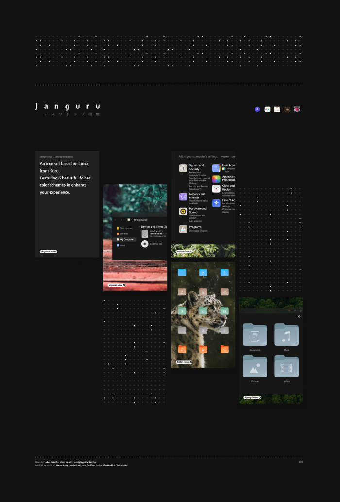 Janguru-Icons — иконки в духе мобильной Ubuntu