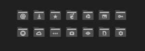 Dark Folder Icon       