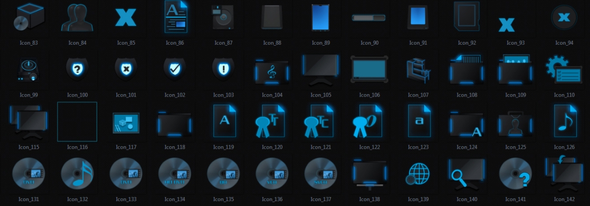 Gen-2 Plasma Blue iPack — системные иконки для отличной темы