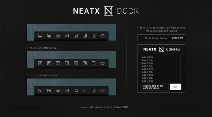 NeatX Dock — стильный док для Windows 10