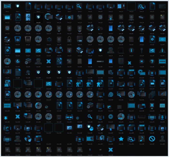 Gen-2 Plasma Blue iPack — системные иконки для отличной темы