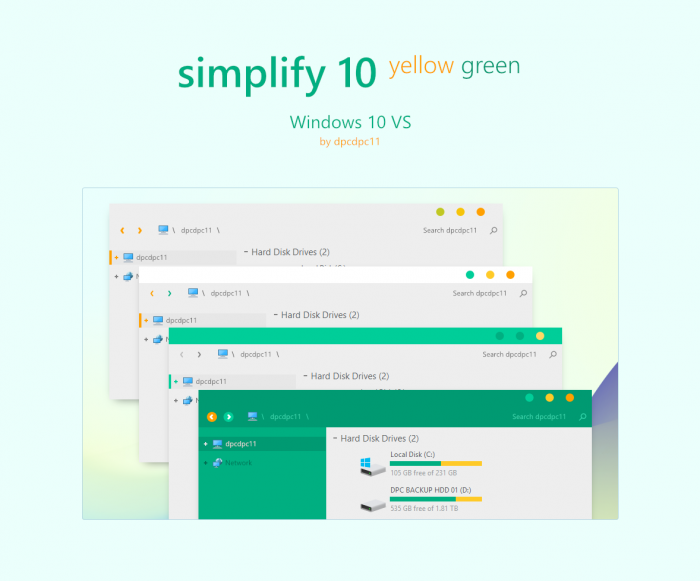 Simplify 10 Yellow Green    