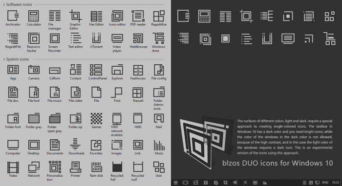 blzos DUO icons    