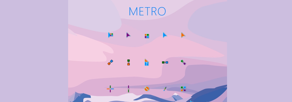 Metro Cursors — цветные указатели в духе Windows Phone