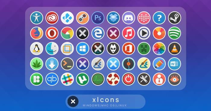 xIcons — цветные круглые иконки