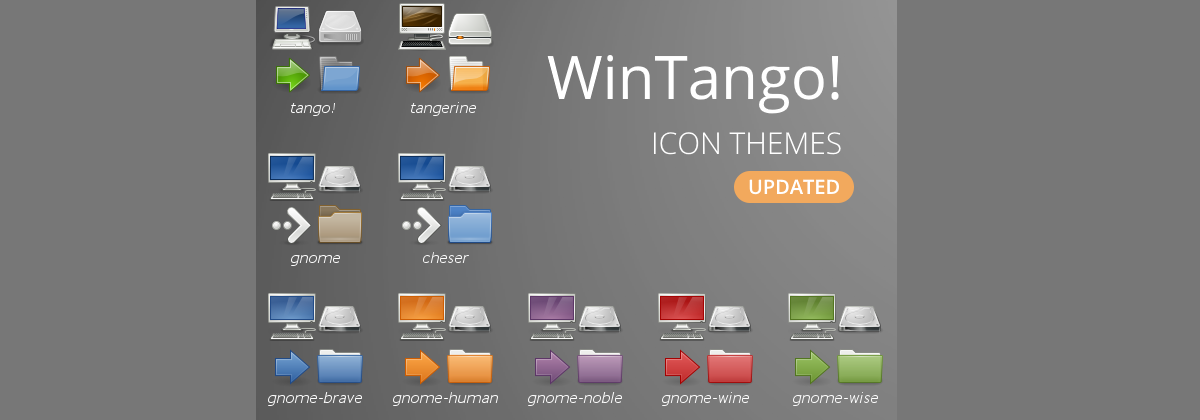 WinTango — ретро-иконки в духе Linux