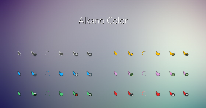 Alkano Cursors — обтекаемые курсоры с рамкой
