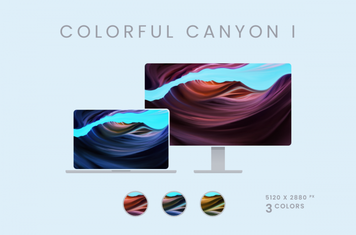 Colorful Canyon — природная абстракция в 5К